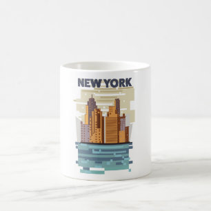 New Yorker Skyline Kaffeetasse