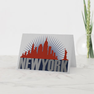 New Yorker Skyline Karte