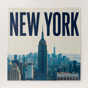 New Yorker Skyline Statue of Liberty Reise Design