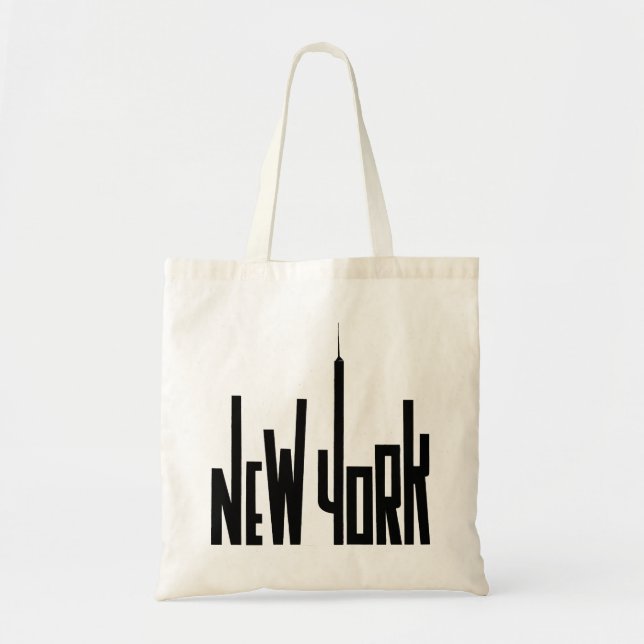 New Yorker Skyline Tragetasche (Vorne)