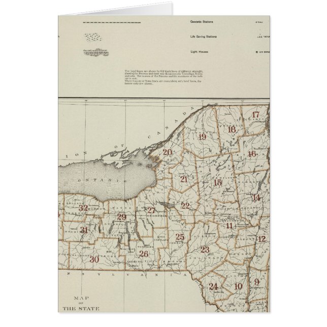 New Yorker Staat-Atlas (Vorne)