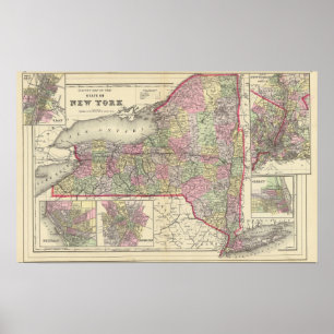 New Yorker Staat Poster