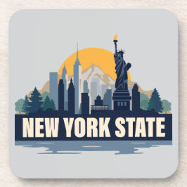 New Yorker Staat, USA Getränkeuntersetzer
