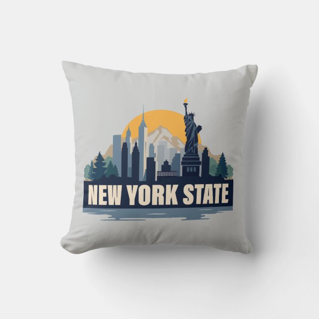 New Yorker Staat, USA Kissen (Vorderseite)