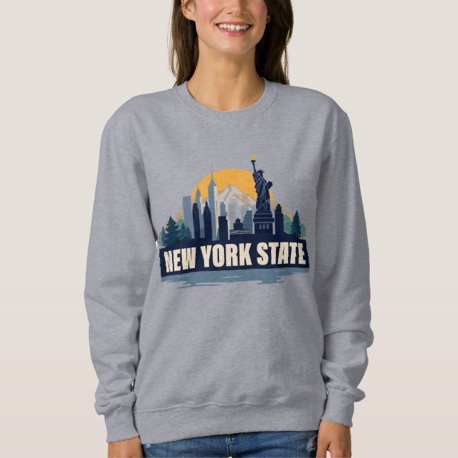 New Yorker Staat, USA Sweatshirt (Vorderseite)