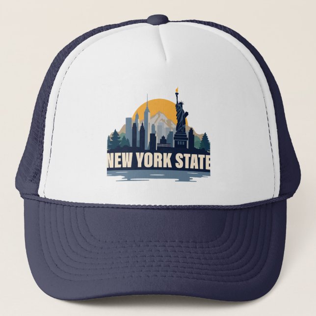 New Yorker Staat, USA Truckerkappe (Vorderseite)