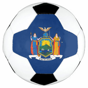 New Yorker Staatsflagge Fußball