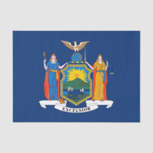New Yorker Staatsflagge Seidenpapier