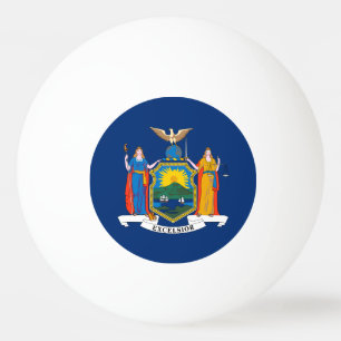 New Yorker Staatsflagge Tischtennisball