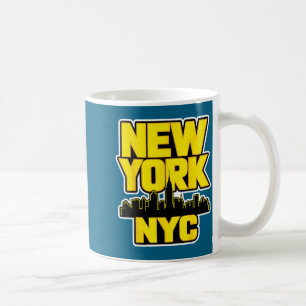 New Yorker Stadtbild Bronx Queens Manhattan Staat Kaffeetasse