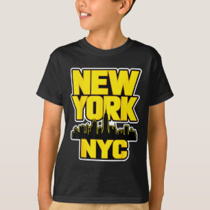 New Yorker Stadtbild Bronx Queens Manhattan Staat T-Shirt