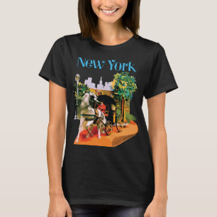 New Yorker Stadtbild Lebendige Reise T-Shirt