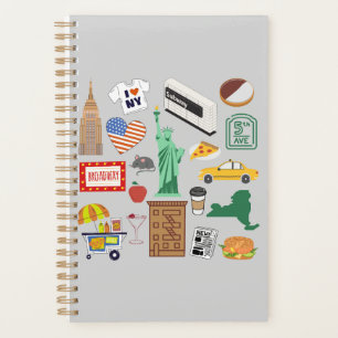 New Yorker Stadtsymbole Planer