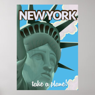 New Yorker Statue für Liberty Travel Poster