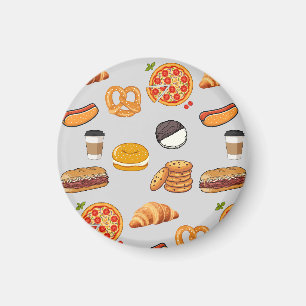 New Yorker Street Food Magnet