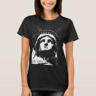 New Yorker T - Shirt Frauenstatue of Liberty Bio