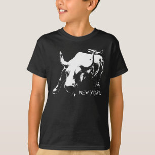 New Yorker T - Shirt Kid's Bull Statue Bio Shirt