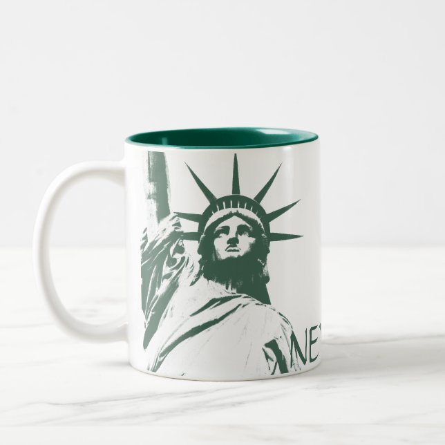 New Yorker Tasse New Yorker Freiheitskaffeesturm (Links)