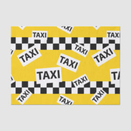 New Yorker Taxifahrer gelb Seidenpapier