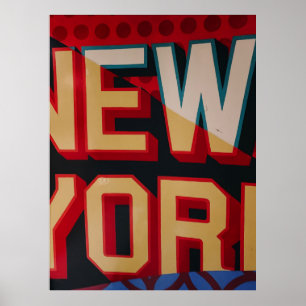 New Yorker Text Poster