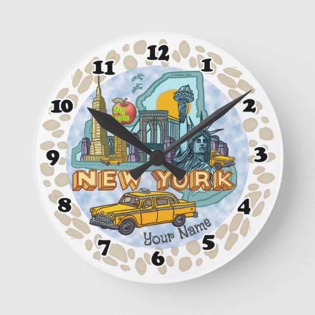 New Yorker Uhr (Vorderseite)