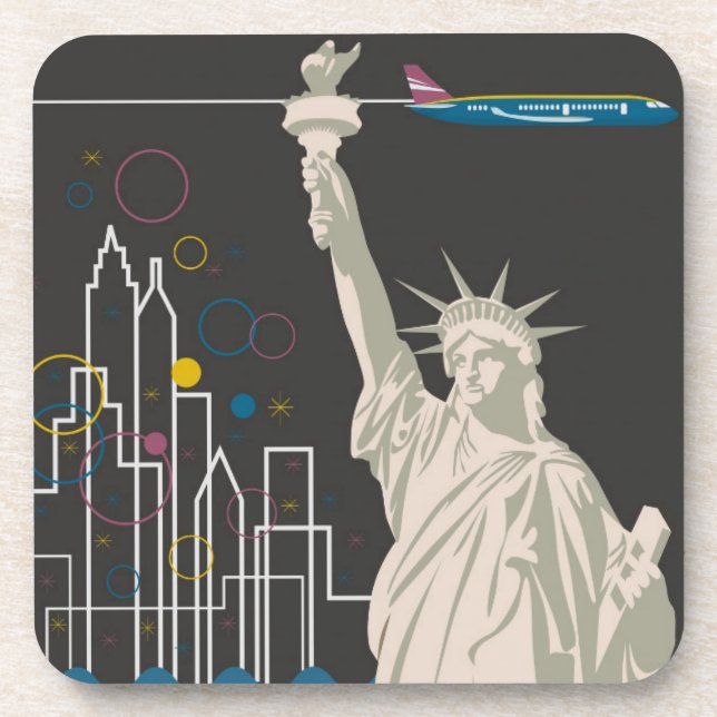 New Yorker Untersetzer (Vorderseite)