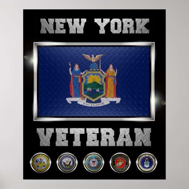 New Yorker Veteranenposter Poster (Vorne)
