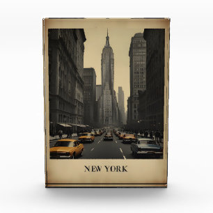 New Yorker Vintage-Poster Fotoblock