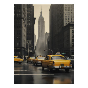 New Yorker Vintageplakat Fotodruck