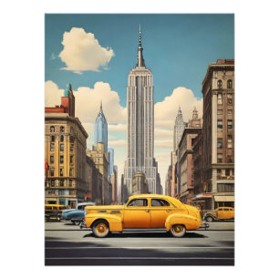 New Yorker Vintageplakat Fotodruck