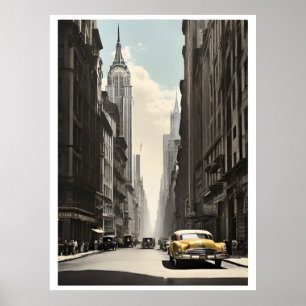 New Yorker Vintageplakat Poster