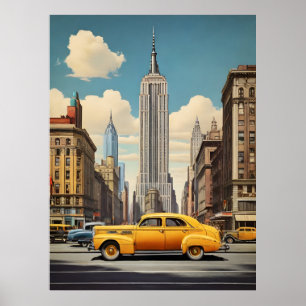 New Yorker Vintageplakat Poster