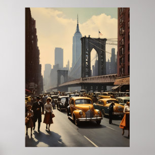 New Yorker Vintageplakat Poster