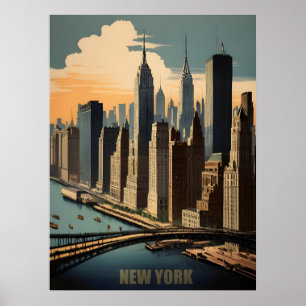 New Yorker Vintageposter Poster