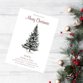 New Yorker Weihnachten: Trendy Winter Modern Party Einladung