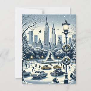 New Yorker Weihnachtsfeier - Anpassbare Weihnachts