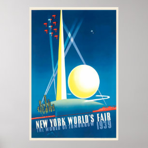 New Yorker Weltausstellung Die Welt von morgen 193 Poster