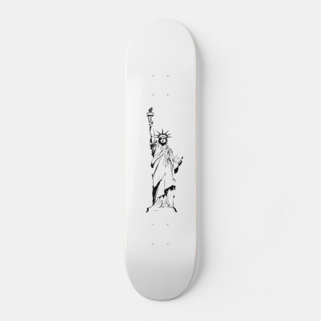 New- Yorkfreiheitsstatue Skateboard (Vorderseite)