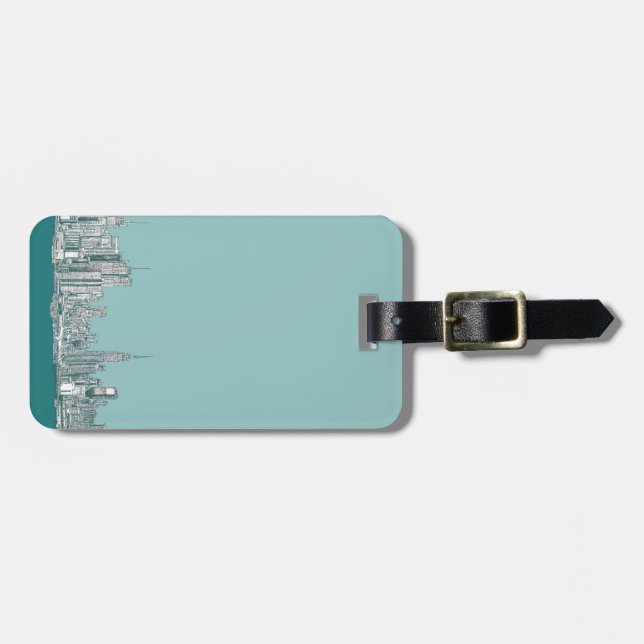 New- YorkGepäckanhänger Gepäckanhänger (Vorderseite horizontal)