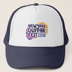 New- Yorkgitarren-Festival-Fernlastfahrer-Hut 2016 Truckerkappe