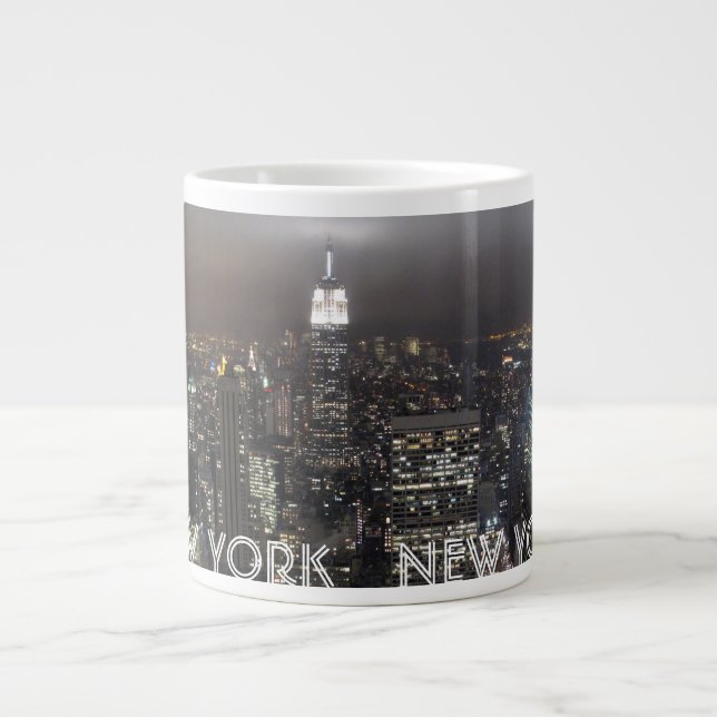 New- YorkKaffeetasse-New- York Cityandenken-Tassen Jumbo-Tasse (Vorderseite)