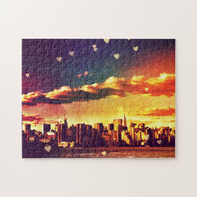 New- YorkMärchen - Skyline-Herzen (Horizontal)