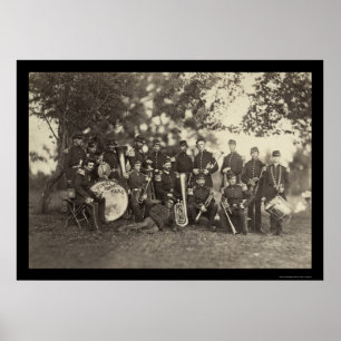 New- Yorkmiliz-Militärkapelle, Arlington, VA 1861 Poster