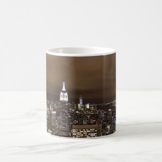 New- YorknachtSkyline Kaffeetasse (Mittel)