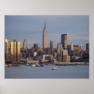 New- YorkSkyline an der Dämmerung Poster