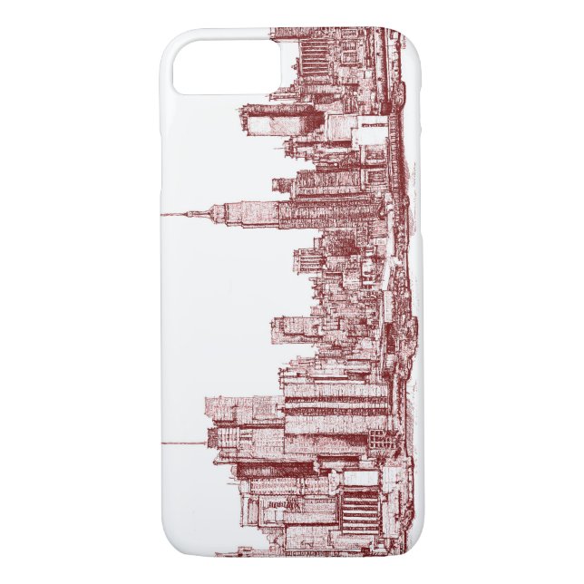 New- YorkSkyline Case-Mate iPhone Hülle (Rückseite)