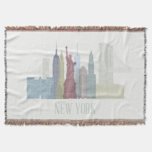 New- YorkSkyline Decke