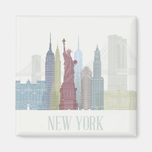 New- YorkSkyline Magnet