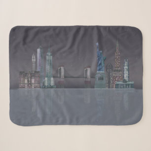 New- YorkSkyline-Nachtreflexionen Sherpadecke