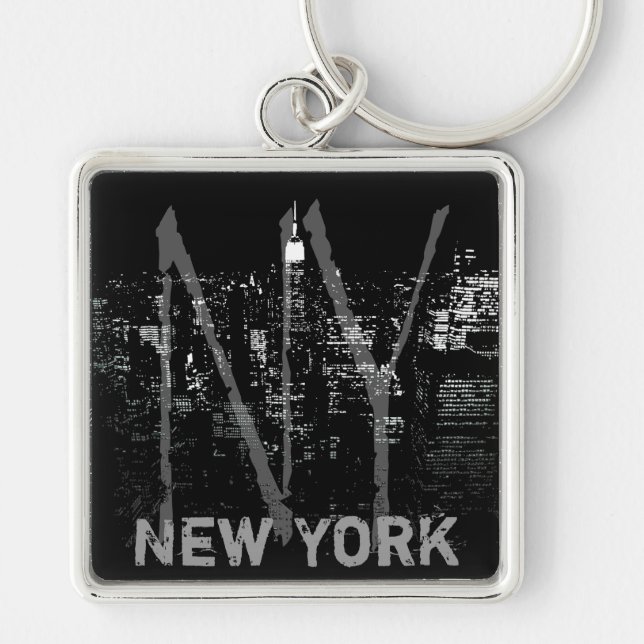 New- YorkSkyline-Schlüsselketten-New- Yorkandenken Schlüsselanhänger (Vorne)